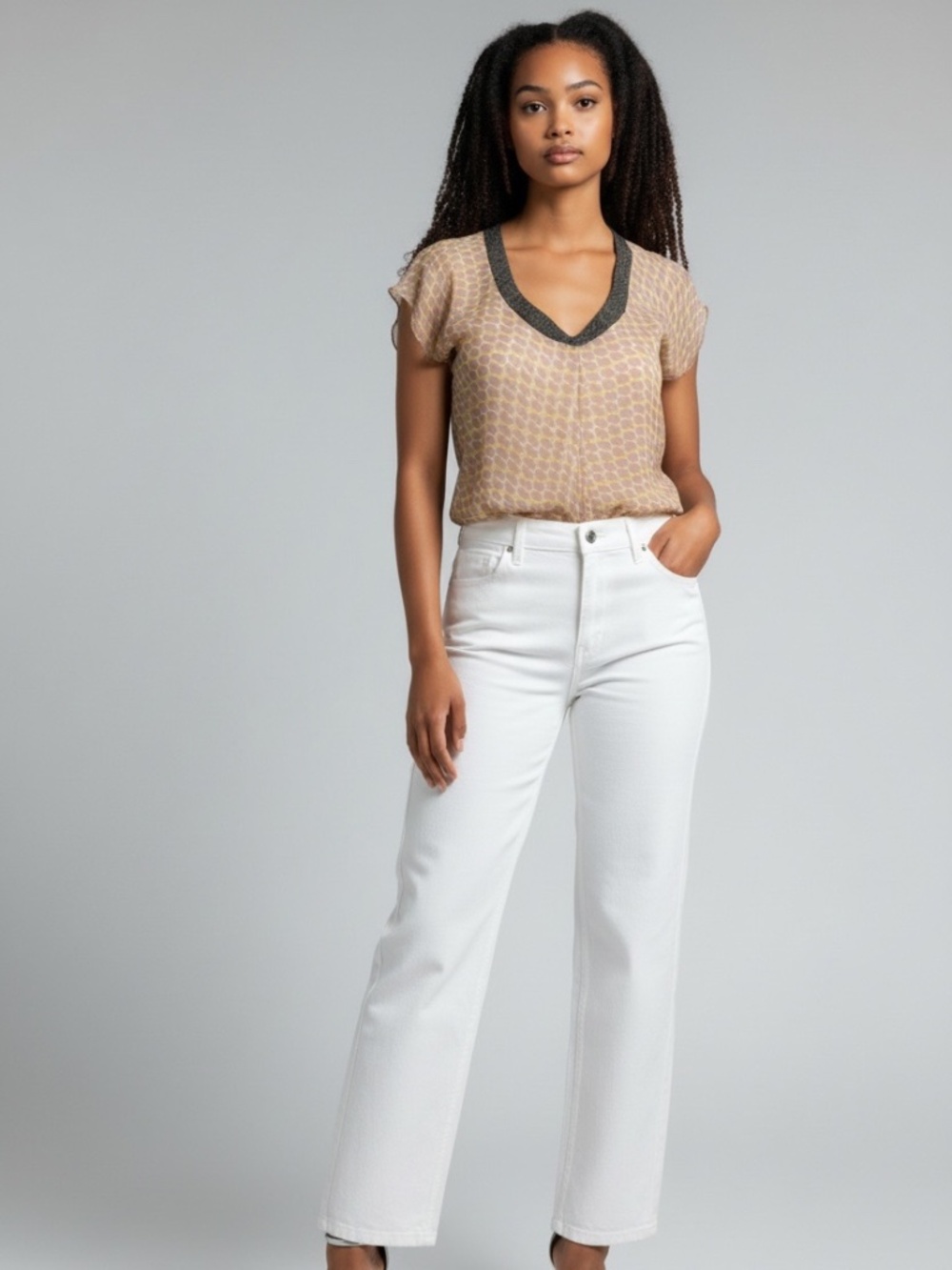 Marni 100% Silk Printed Blouse